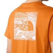 The North Face Redbox Celebration Erkek Turuncu Tişört NF0A87NVPCO - 3