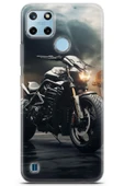 Uvilda Realme C25y Uyumlu Otomoto 2 Telefon Kabı Spor Motor - 1