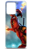 Uvilda Realme C35 Uyumlu Manga 24 Baskılı Telefon Kabı Deadpool Ve Pikachu - 2