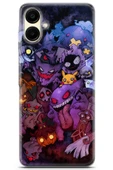 Uvilda Samsung Galaxy A06 Uyumlu Pokemon 17 Baskılı Kapak Pokemon Hayaletler - 1