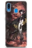 Uvilda Samsung Galaxy A20 Uyumlu Manga 39 Telefon Kılıfı Kusanagi Motoko Ghost - 1