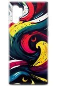 Uvilda Samsung Galaxy Note 10 Plus Uyumlu Renkler 14 Hd Baskı Derin Renk Siyah - 2