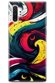 Uvilda Samsung Galaxy Note 10 Plus Uyumlu Renkler 14 Hd Baskı Derin Renk Siyah - 1
