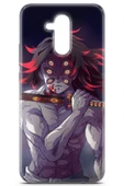 Uvilda Huawei Mate 20 Lite Uyumlu Manga 34 Fit Baskılı Kokushibo Kimetsu Demon - 2