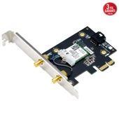 Asus PCE-BE6500 Wi-Fi 7 BE6500 PCIE Kablosuz Adaptör - 6