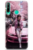 Uvilda Huawei P40 Lite E Uyumlu Otomoto 23 Uv Lans Pembe Spor Araba - 1