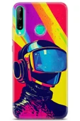 Uvilda Huawei P40 Lite E Uyumlu Renkler 9 Darbe Önleyici Kulaklık Maske - 1