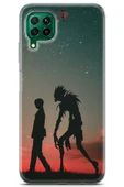 Uvilda Huawei P40 Lite Uyumlu Manga 15 Baskılı Telefon Kabı Death Note Gece - 1