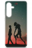 Uvilda Samsung Galaxy S24 Fe Uyumlu Manga 15 Baskılı Telefon Kabı Death Note Gece - 2