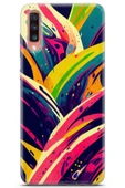 Uvilda Samsung Galaxy A70 Uyumlu Renkler 21 Parlak Baskılı Renk Karmaşa - 1