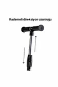 Şeker Adası Kaliteli Kırmızı Çocuk Scooter Katlanabilir 2 Teker (8 Yaş ve Üzeri) Max 100 Kadar Taşır - 4