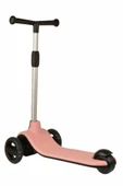 Şeker Adası Let's Ride Kaliteli Pembe 3 Teker Işıklı Scooter ve Kask- Dizlik- Dirseklik Set - 4