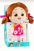 Şeker Adası Lisanslı Niloya Kalpli Müzikli Sesli Peluş Bez Bebek 35 Cm. - 2
