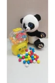 Şeker Adası 2 Si 1 Arada / Sevimli Panda 15 Cm Ve Sarı Jackpot Sakız Makinesi - 1