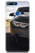 Uvilda Huawei Y7 2018 Uyumlu Otomoto 29 Fit Baskılı Bmw Led Far - 1
