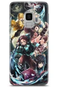 Uvilda Samsung Galaxy S9 Uyumlu Anime 5 Baskılı Telefon Kabı Demon Slayer I - 1