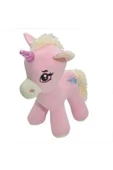 Şeker Adası Sevimli Pembe Peluş Unicorn Pony At 40 Cm thumbnail 1