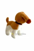 Şeker Adası Sevimli Ayakta Duran Havlayan Peluş Köpek 20 Cm Sesli Kahverengi Köpek thumbnail 2