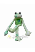 Şeker Adası Yeşil Kurbağa 40 cm  Froggie  Camgöz Peluş Oyuncak Özel Kaliteli Kumaş thumbnail 1