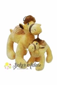 Şeker Adası Peluş Deve Anne ve Yavrusu - İkili Oyuncak - 1
