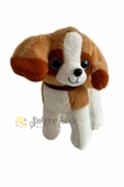 Şeker Adası Sevimli Ayakta Duran Havlayan Peluş Köpek 20 Cm Sesli Kahverengi Köpek thumbnail 1