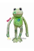Şeker Adası Sevimli Yeşil Peluş Kurbağa 45 cm Froggie Büyük Boy Özel Kaliteli Kumaş thumbnail 1
