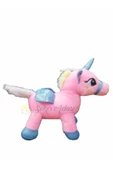 Şeker Adası Kanatlı Boynuzlu Unicorn Pony At Peluş Oyuncak 20 cm thumbnail 2