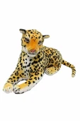 Şeker Adası Sesli Kükreyen Peluş Leopar 30 Cm Küçük Boy Dekoratif Oyuncak Aslan Kaplan - 2