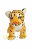 Şeker Adası Peluş Yavru Kaplan 35 cm Oyuncak Uyku ve Oyun Arkadaşı Aslan Leopar - 2