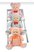 Şeker Adası Halley Sevimli Gerçek Bebek Yüzlü Pembe Ayı 30 Cm thumbnail 2