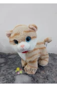Şeker Adası Sevimli Ayakta Duran Miyavlayan Peluş Kedi 20 Cm Sesli Kedi Oyuncak 1 - 1