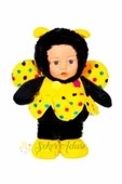 Şeker Adası Sevimli Sarı Kanatlı Kelebek Arı Peluş Bebek 35 Cm Uyku ve Oyun Arkadaşı Arı Maya Oyuncak - 1