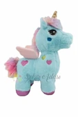Şeker Adası Kanatlı Kalpli Unicorn At 35 Cm Oyuncak Mint Peluş Pony At Uyku Ve Oyun Arkadaşı Mama thumbnail 1