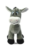 Şeker Adası Sevimli Peluş Eşek Zebra Zürafa Zuzu 28 Cm - 3 Lü Uyku Ve Oyun Arkadaşı Peluş Oyuncak Halley - 2