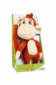Şeker Adası Kukuli Müzikli Sesli Peluş Kahverengi Maymun 35 Cm Lisanslı - 1