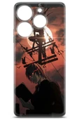 Uvilda Tecno Spark 10 Pro Uyumlu Manga 32 Soft Silikon Misa Amane Note - 2