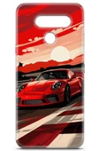 Uvilda Lg Q60 Uyumlu Otomoto 19 Telefon Kılıfı Pist Porsche - 2