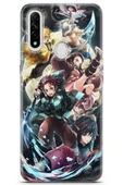 Uvilda Oppo A31 Uyumlu Anime 5 Parlak Baskılı Demon Slayer I - 1