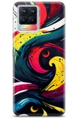 Uvilda Realme 8 Uyumlu Renkler 14 Hd Premium Derin Renk Siyah - 1