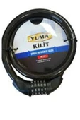Yuma Şifreli Motosiklet Kilidi Ym-747 120Cm Boy 20Mm Çap Uyumlu - 1