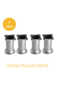 Atmaca Tablalı Ayarlı Masa Dolap Mobilya Tezgah Ayağı Çap 65Mm 8 Cm (4'Lü) - 1