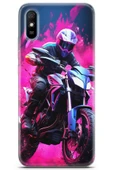 Uvilda Xiaomi Redmi 9a Uyumlu Otomoto 20 Uv Lans Cross Yarışçı Kask - 1