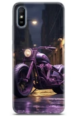 Uvilda Xiaomi Redmi 9a Uyumlu Otomoto 30 Darbe Önleyici Mor Harley Motor - 1