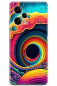 Uvilda Xiaomi Redmi Note 12 Pro 5g Uyumlu Renkler 12 Uv Lans Renk Sarmal Mavi - 1