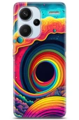 Uvilda Xiaomi Redmi Note 13 Pro Plus 5g Uyumlu Renkler 12 Fit Baskılı Renk Sarmal Mavi - 1