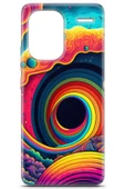 Uvilda Xiaomi Redmi Note 13 Pro Plus 5g Uyumlu Renkler 12 Fit Baskılı Renk Sarmal Mavi - 2
