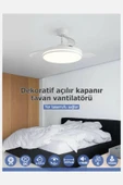 Dlc Espero 25W Bakır Motor Led Beyaz Tavan Vantilatörü 106cm - 5