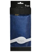 Yuga Makyaj Çantası Simli Hologramlı Lacivert - 4