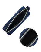 Yuga Makyaj Çantası Simli Hologramlı Lacivert - 2