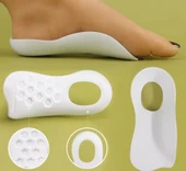 Esnek Düz Taban Düzeltici Topuk Yastığı - 2